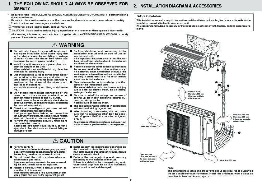 westpoint air conditioner manual